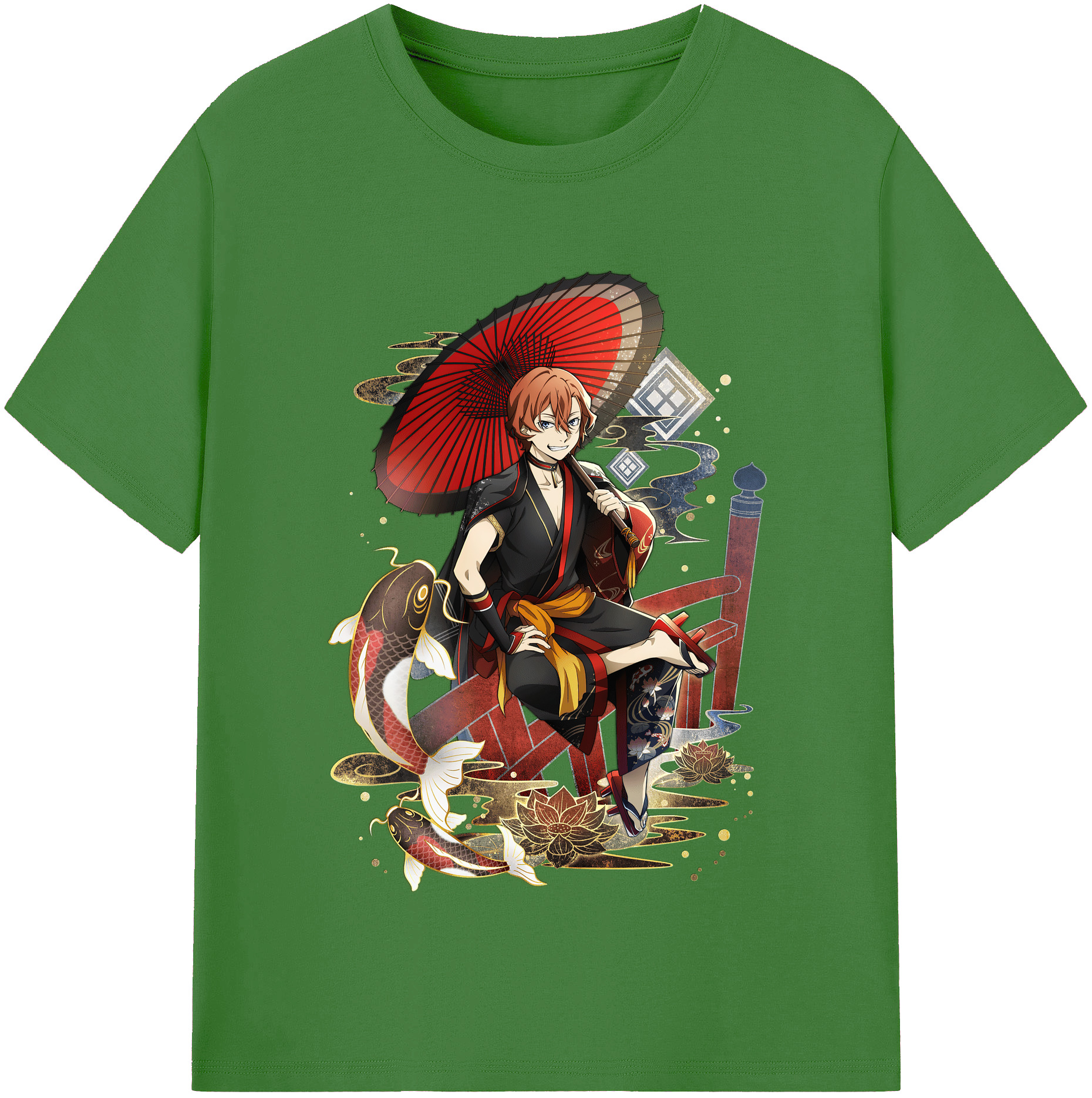 （画像用） 文豪ストレイドッグス Bungo Stray Dogs レディースカジュアルプリントTシャツ（綿100％）